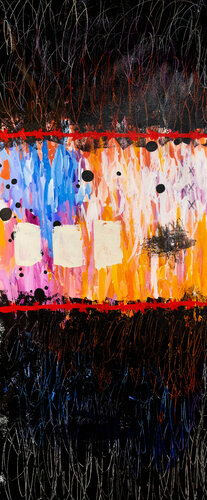 Nous sommes tous des humains di Chantal Proulx, Pittura in vendita su Singulart