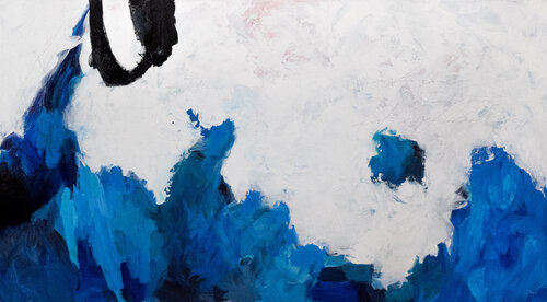 Bleuetière (Blueberry field) by Chantal Proulx, 회화 for Sale on Singulart