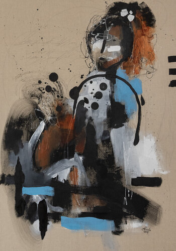 J'ai des choses à dire by Chantal Proulx, Painting for Sale on Singulart