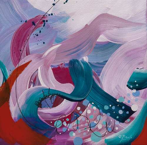 Sous l'océan 3 di Chantal Proulx, Pittura in vendita su Singulart