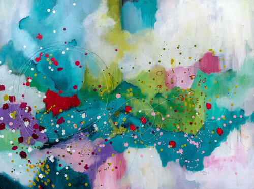 Le grand fleuve di Chantal Proulx, Pittura in vendita su Singulart