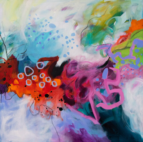 J'ai envie de rêver en couleurs di Chantal Proulx, Pittura in vendita su Singulart