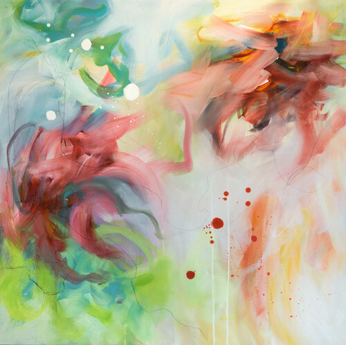 Jardin japonais di Chantal Proulx, Pittura in vendita su Singulart
