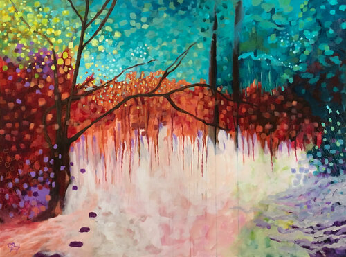 L'hiver s'achève di Chantal Proulx, Pittura in vendita su Singulart