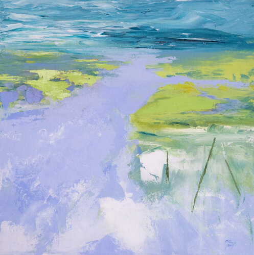 Les prés salés van Chantal Proulx, Schilderij te koop op Singulart