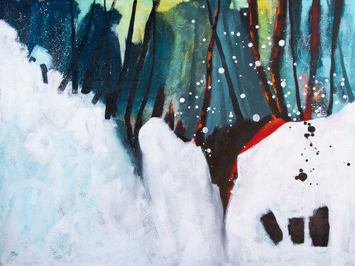 Secret sylvestre di Chantal Proulx, Pittura in vendita su Singulart