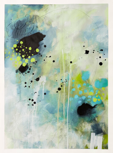 L'étincelle dans tes yeux van Chantal Proulx, Werk op papier te koop op Singulart