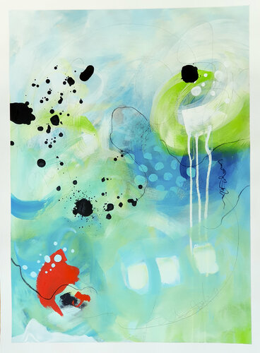 L'éclat de tes rires van Chantal Proulx, Werk op papier te koop op Singulart