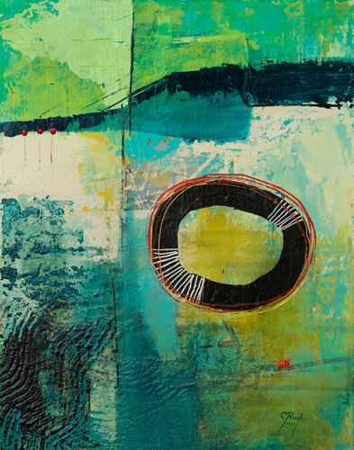 Belle matinée pour aller se baigner van Chantal Proulx, Schilderij te koop op Singulart