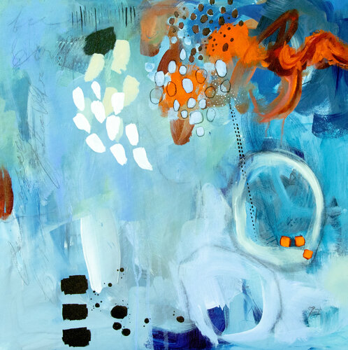 Oh! Oh! On dirait qu'il va pleuvoir van Chantal Proulx, Schilderij te koop op Singulart