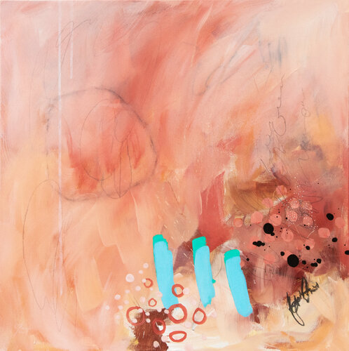 Un coin de paradis van Chantal Proulx, Schilderij te koop op Singulart