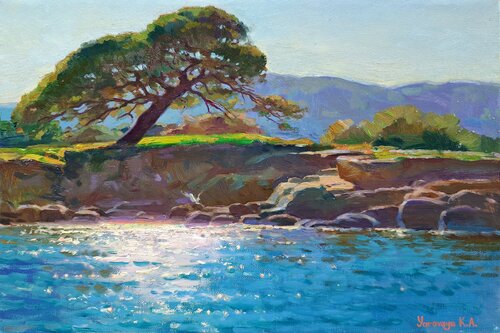 ISLAND STORY by Ksenia Yarovaya, Painting for Sale on Singulart