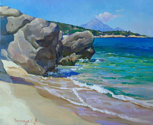 VIRGIN PARADISE. BALTI by Ksenia Yarovaya, Painting for Sale on Singulart