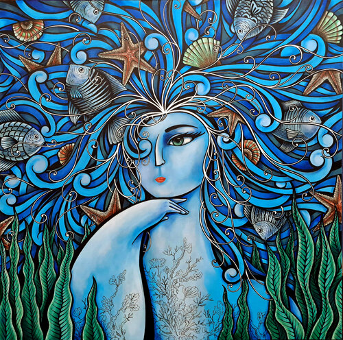 Medusa II par María Griñó, Peinture en vente sur Singulart