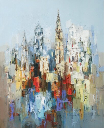Aubagne di Plamen Bibeschkov, Pittura in vendita su Singulart