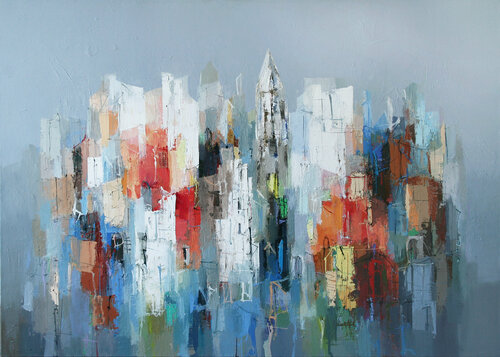 Saint Raphael by Plamen Bibeschkov, 油畫 for Sale on Singulart