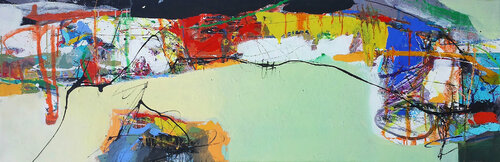 On the other side by Plamen Bibeschkov, 油畫 for Sale on Singulart