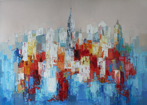 Avignon by Plamen Bibeschkov, 油畫 for Sale on Singulart
