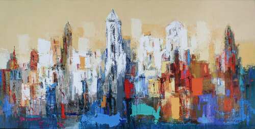 Saint-Tropez II by Plamen Bibeschkov, 油畫 for Sale on Singulart