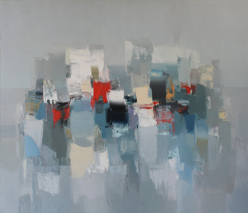 Mediterranean city by Plamen Bibeschkov, Painting for Sale on Singulart