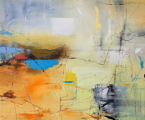 Idea of Existence by Plamen Bibeschkov, 油畫 for Sale on Singulart