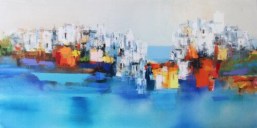 Pointe Croisette by Plamen Bibeschkov, 油畫 for Sale on Singulart