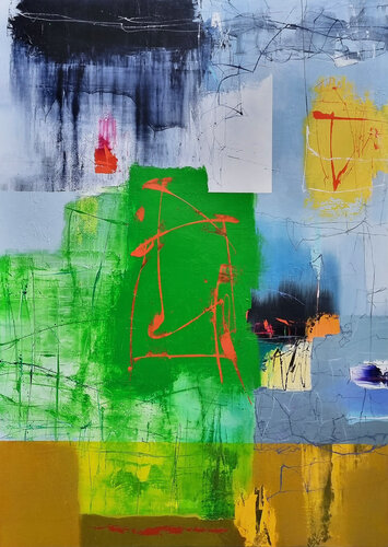 Morning of Patience di Plamen Bibeschkov, Pittura in vendita su Singulart