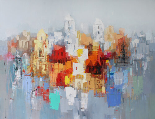 Stille in Braunschweig by Plamen Bibeschkov, 油畫 for Sale on Singulart