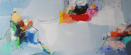 Topology of Awakening by Plamen Bibeschkov, 油畫 for Sale on Singulart