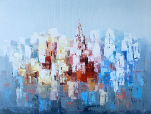 Zwischen Azur und Erde by Plamen Bibeschkov, 油畫 for Sale on Singulart