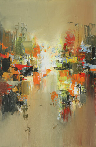 Erosion of the visible by Plamen Bibeschkov, Painting for Sale on Singulart