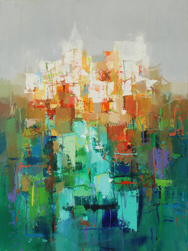 Earth and Light van Plamen Bibeschkov, Schilderij te koop op Singulart