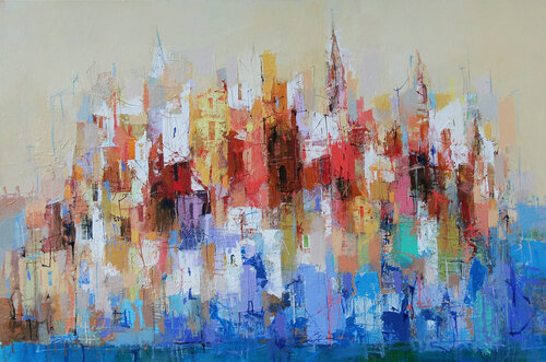 Côte d'Azur IV di Plamen Bibeschkov, Pittura in vendita su Singulart