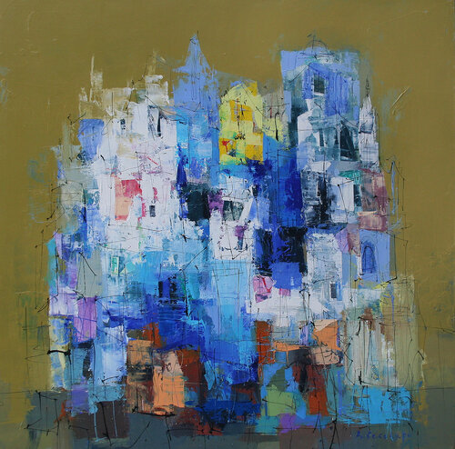 Antibes by Plamen Bibeschkov, 油畫 for Sale on Singulart