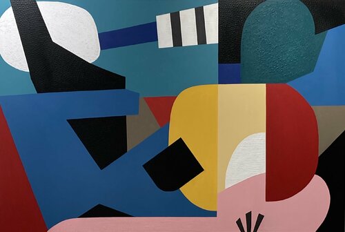 ON THE BRIGHT SIDE van Sylvie Hamou, Schilderij te koop op Singulart