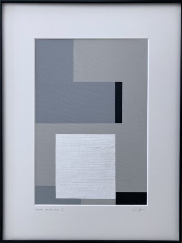 Linear construction I von Sylvie Hamou, Malerei kaufen auf Singulart