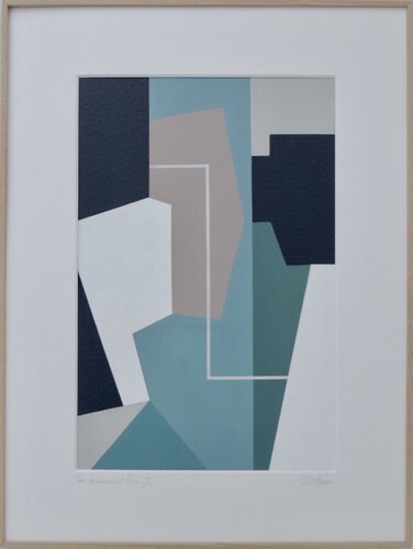 Two-dimensional form II von Sylvie Hamou, Malerei kaufen auf Singulart