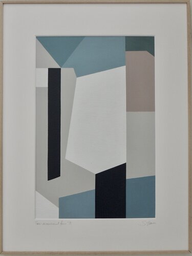 Two-dimensional form II von Sylvie Hamou, Malerei kaufen auf Singulart