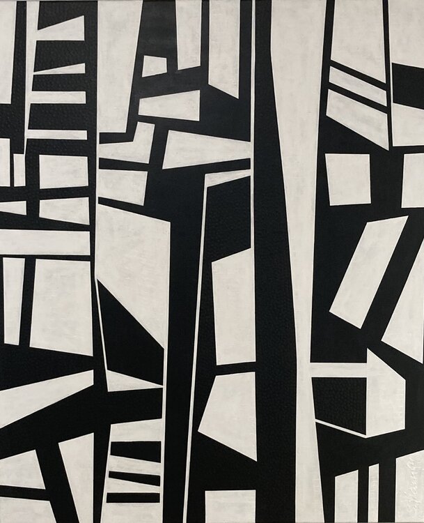 Parts of a whole (black and white) Sylvie Hamou