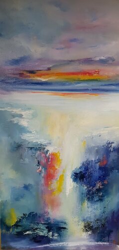 Lumière marine par Beatrice Van Ez-Le Perru, Peinture en vente sur Singulart