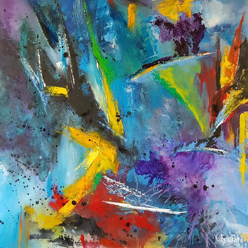 Allegria by Beatrice Van Ez-Le Perru, Painting for Sale on Singulart
