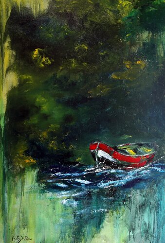 Verde Ô Verde von Beatrice Van Ez-Le Perru, Malerei kaufen auf Singulart