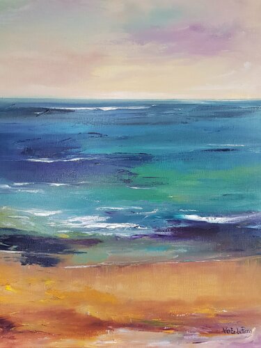 Rêve d' Océan von Beatrice Van Ez-Le Perru, Malerei kaufen auf Singulart