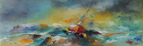 Voyage, Voyage di Beatrice Van Ez-Le Perru, Pittura in vendita su Singulart