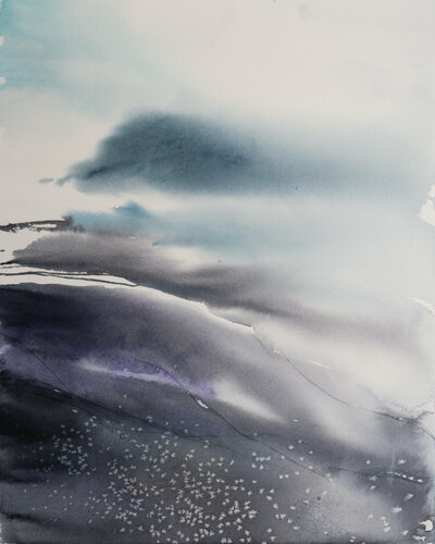 ***Abstract Landscape XI*** di Yuriy Kraft, Opera su carta in vendita su Singulart