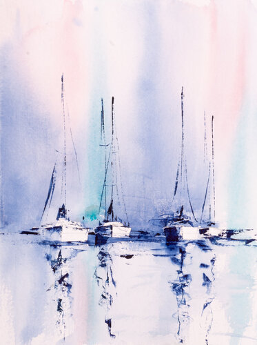 ***Marina II*** di Yuriy Kraft, Opera su carta in vendita su Singulart