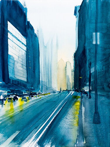 ***London's coming*** by Yuriy Kraft, Work on Paper for Sale on Singulart