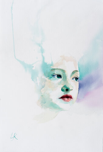 ***LUCY*** van Yuriy Kraft, Werk op papier te koop op Singulart