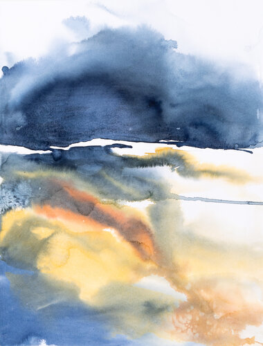 ***Abstract Landscape XIX*** by Yuriy Kraft, Work on Paper for Sale on Singulart