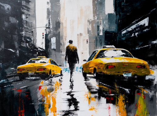 "Yellow Taxi Rush: Capturing the Energy of New York" Yuriy Kraft